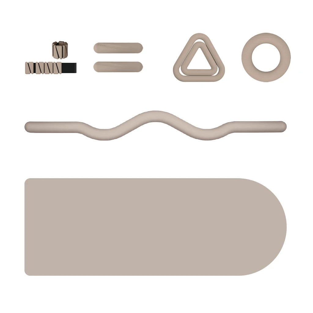 Customized Ankle Wrist Bangles Barbell Bar Beam Power Ring Silicone Weights Bracelets Yoga Mat dumbells Set Pilates Accessories