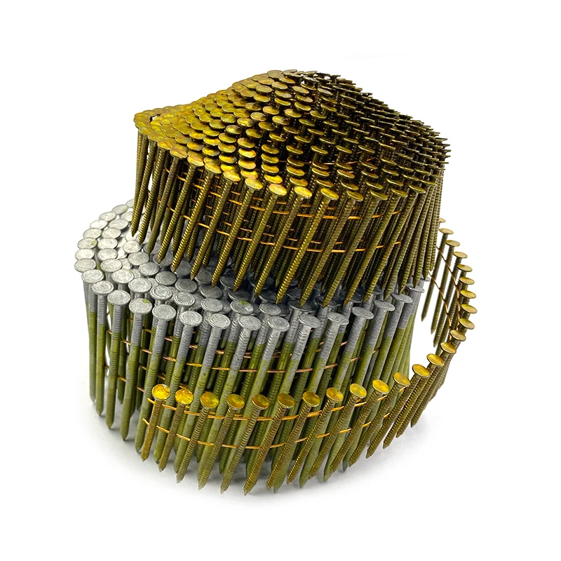 China manufacturer Coil Nails high quality 304 stainless galvanized paint coated wooden pallets