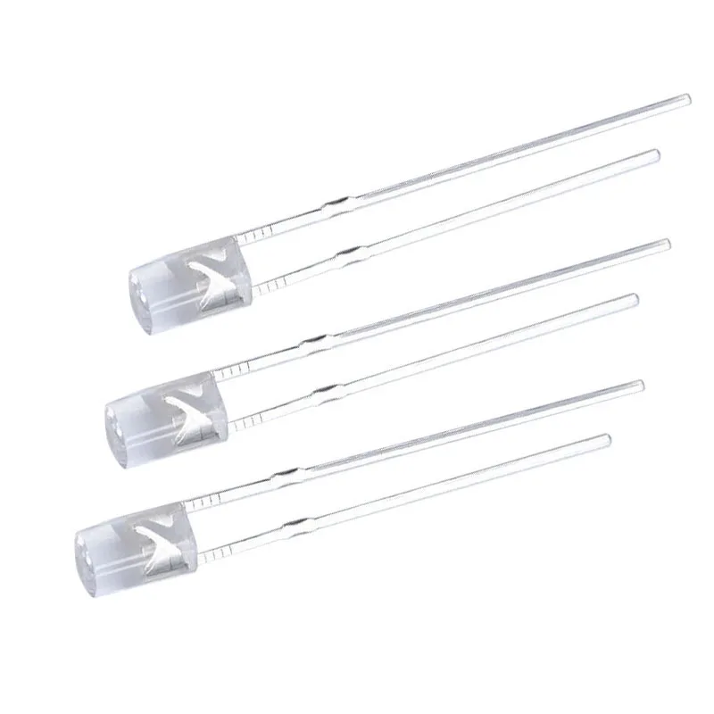 Предварительно Проводные Двухцветные светодиодные диоды Uv 365nm 395nm Ir Mini Rgb Dip Led 3 в 6 12 В 2 мм 8 10 5