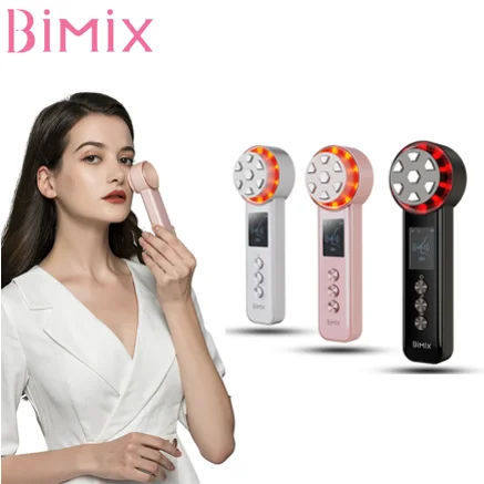 Bimix Facial Rf Face Wrinkle Remover Lift Home 5 In 1 Ems Skin Tightening Device