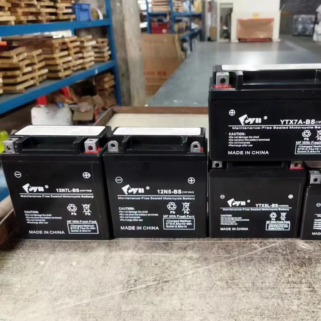 12N5ah 7ah 9ah 12ah 4ah ytx4 4LB 5LB motorcycle battery  12v 7ah Lead Aicd battery motorcycle battery 12V5