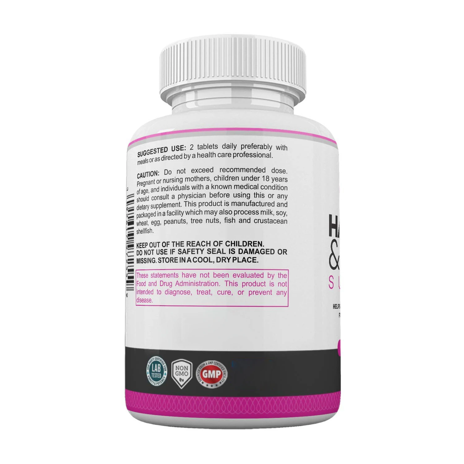 Hair Gummy Bears Vitamins for Healthy Hair Growth Biotin Folic Acid Hair Skin and Nails Vitamin Gummies Factory Supply OEM