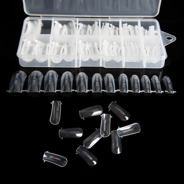 120pcs Reusable nail forms fashion design dual form system Good Quality Acrylic Nails Extension