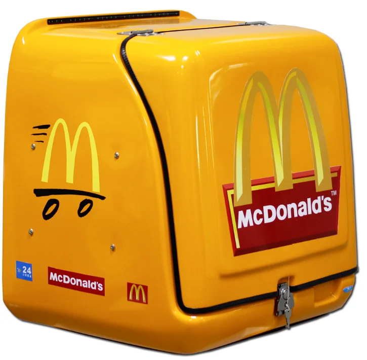 
Pizza motorcycle Boxes with Removable Shelf for Keep Food Warm and Drink cool Model NO.JYB-05 