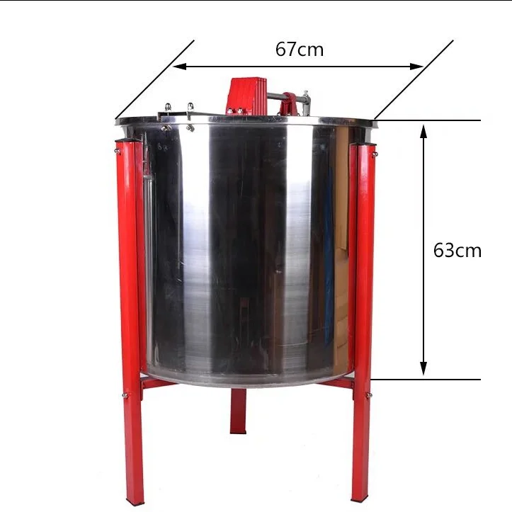 Новый стиль экстрактор меда из нержавеющей стали с 6 рамами ручной