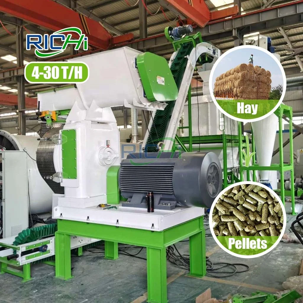 RICHI Multifunctional 4-30 T/H Straw Hay Pelletizer