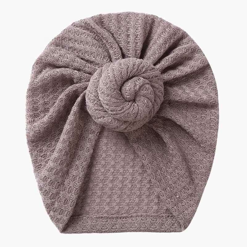 Snoozzz 2022 cotton bandeau cheveux turbantes para bebe waffle baby turban