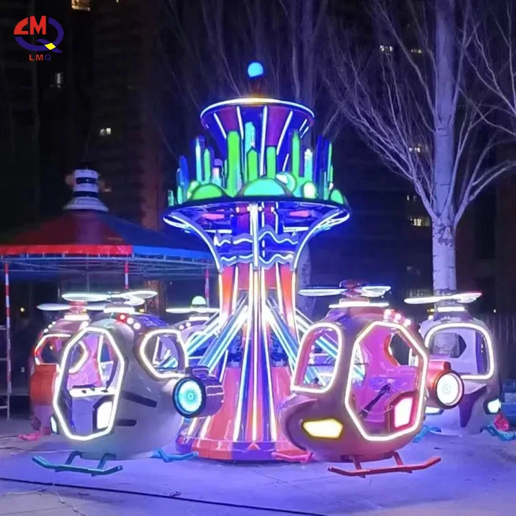 Kids Game Machine Amusement Park Equipment Rotation Rotating Sky City Rides