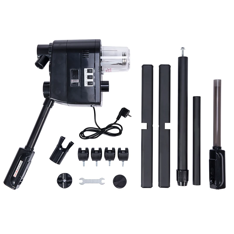 Facial spray black color facial steamer hot and cold hair salon spray vapour facial steamer