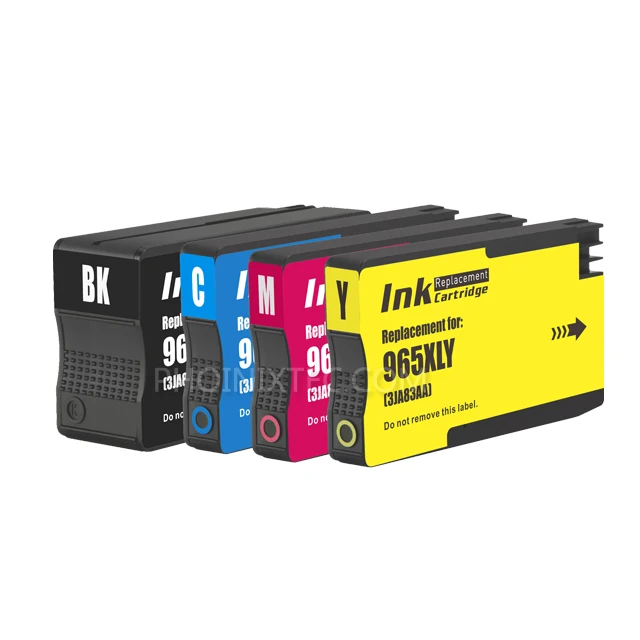 New Inkjet Cartridge 969XL 965XLBK/ 3JA84AA Compatible for HP OfficeJet Pro 9010/9012/9013 Pro 9028/9029 All-in-One Printer Inks