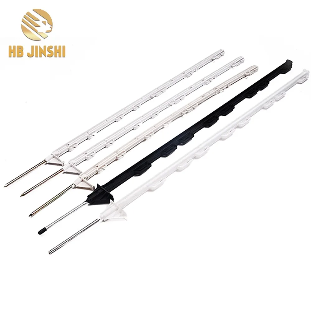 1.2m tall PP insulated fence post 4ft White Pasture Poly Step In Electric fence post