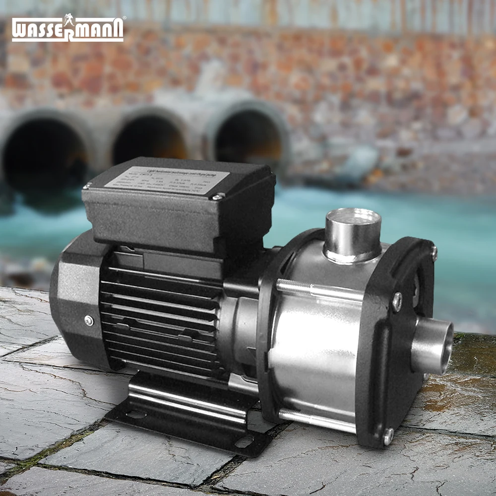 Multi stage stainless steel horizontal centrifugal water pump