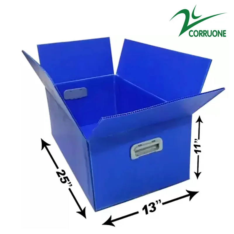 Hot Selling Custom Waterproof Stand Foldable Moving Hard Corrugated Plastic Egg Storage Turnover Drawers Boxes