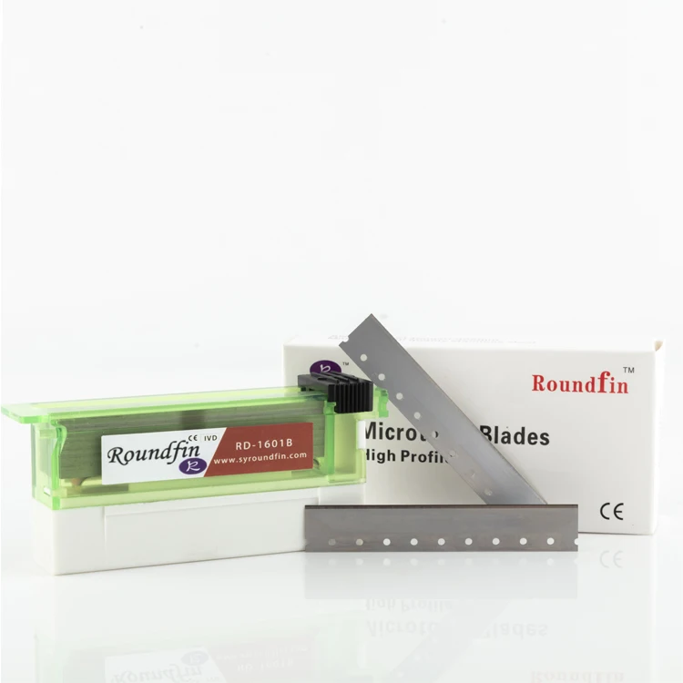 
ROUNDFIN pathological blade microtome blade high profile disposable microtome blades 