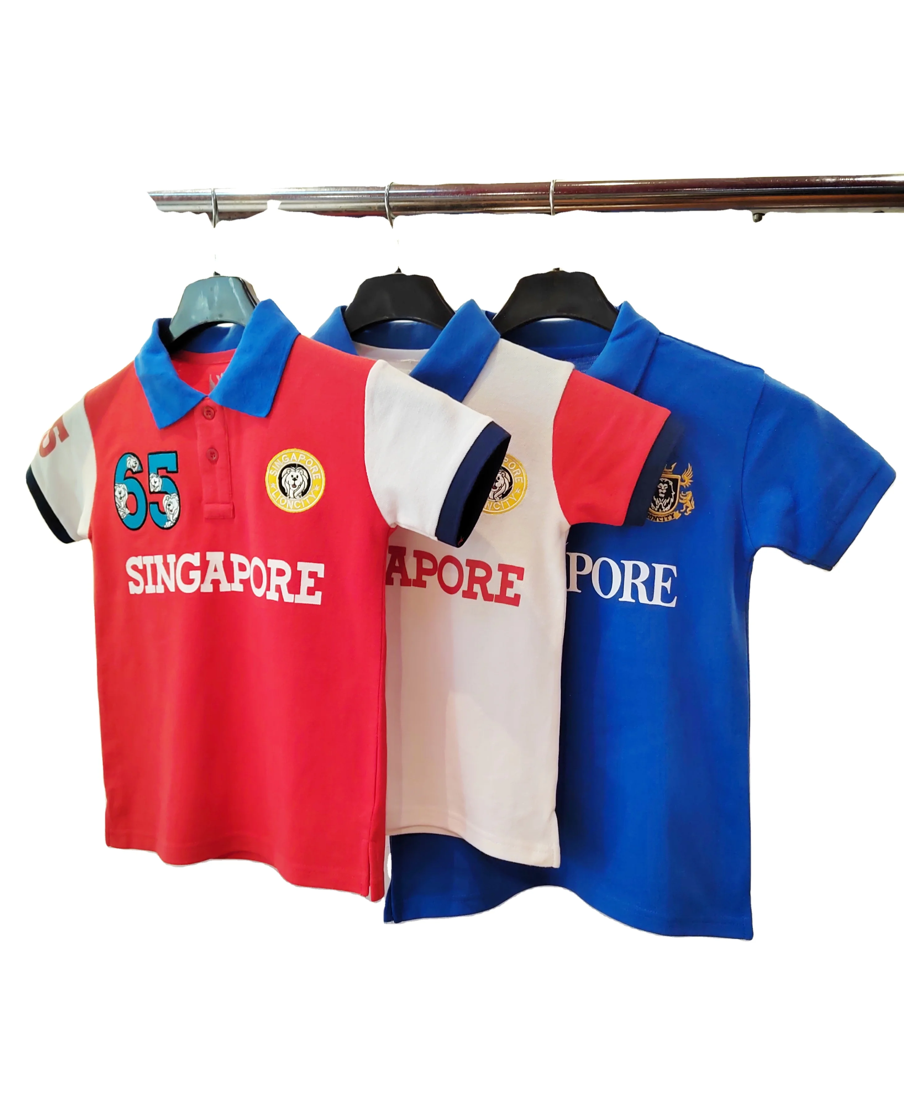 2022 Design Your Own Logo Polo Tshirt Kids Soft Cotton Unisex Custom Printing Embroidered Casual Fashion Polo Shirt for Baby Boy