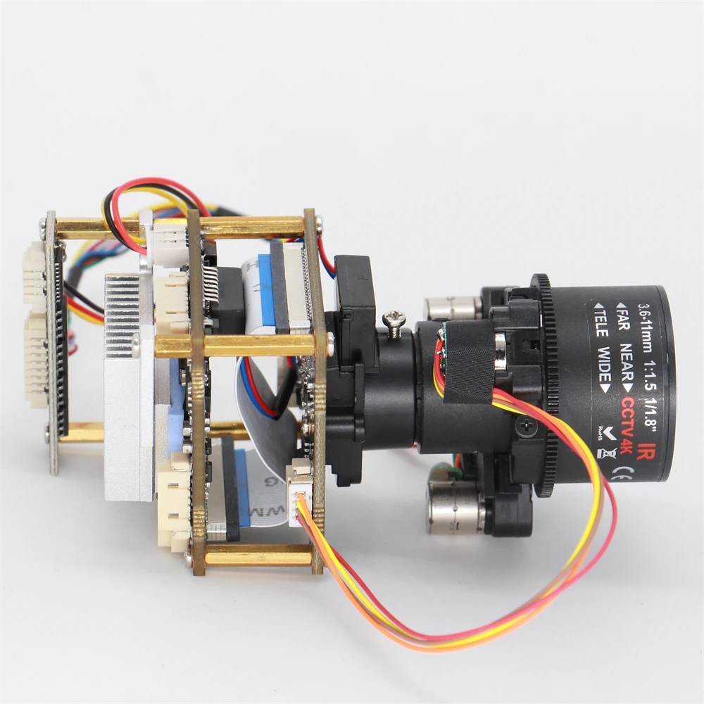 8MP 4K 60fps Starvis 2 Starlight IMX678+SD3403 3.6-11mm Motorized Zoom WIFI Camera Module SIP-K678U-3611
