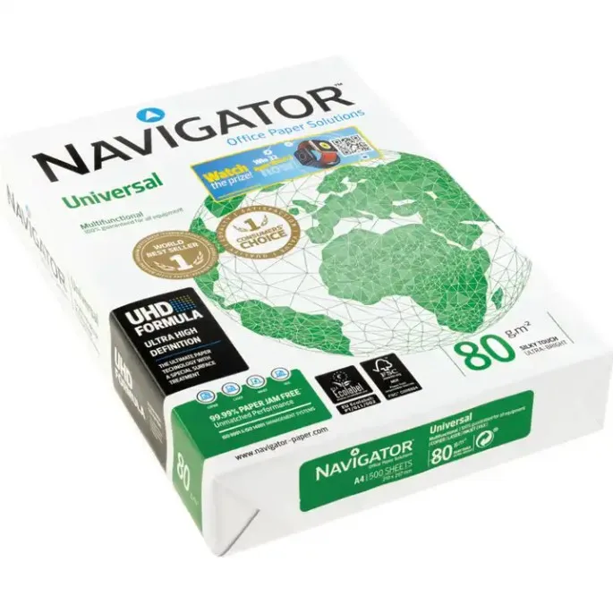 Navigator A4 Size Paper 80GSM 75GSM 70GSM Cheap and Best Delivery Wholesale High Quality A4 Copy Paper