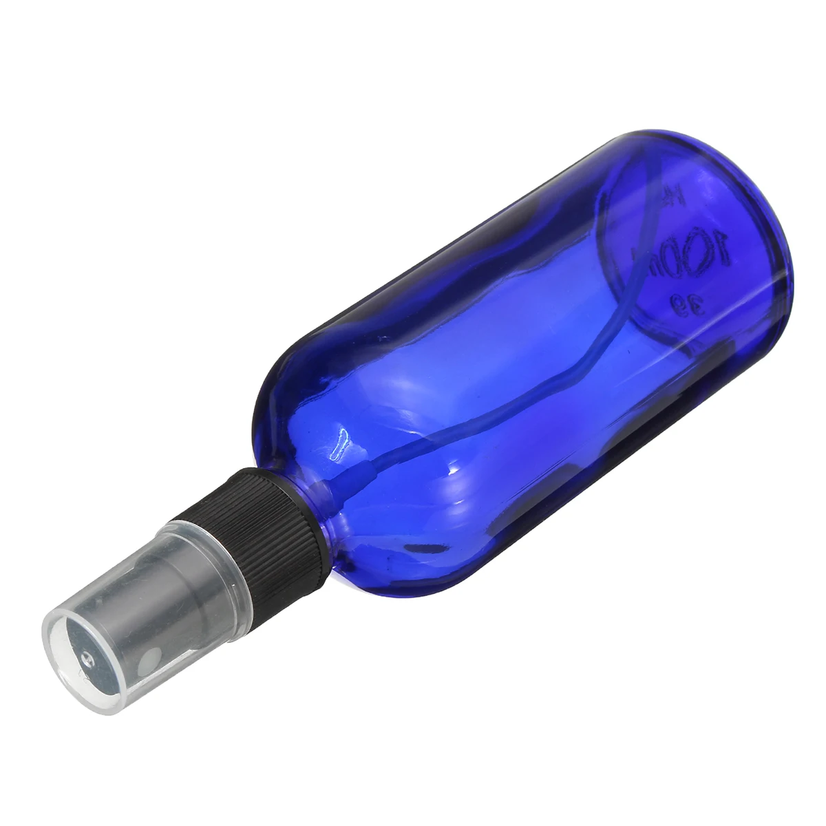 Wholesale Water Clear Blue glass spray bottle 100 ml