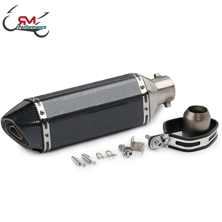 UniversalRACING Modified Motorcycle Exhaust Pipe escape Muffler fit all Motorcycle ATV Scooters Dirt bike