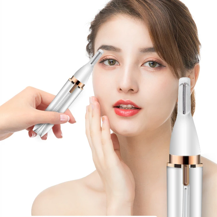 USB Rechargeable Electric Auto Hair Removal Cutting Machine for Women Hair Eyebrow Beard Professional Cordless Hair Trimmer