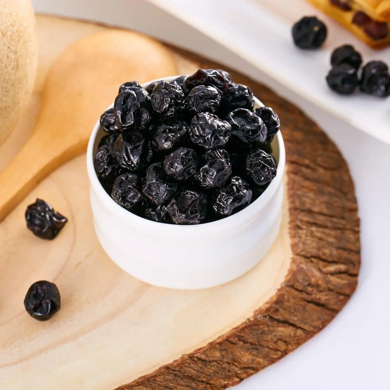 Healthy dried fruit blueberry sweet snacks