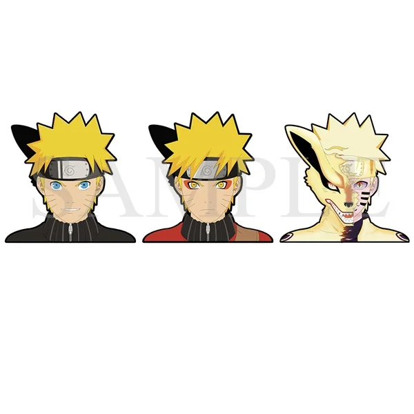 Автомобильная наклейка Narutos Uzumaki аниме движение водонепроницаемая автомобильная 3D линзовидная флип-наклейка манга мультяшный Декор