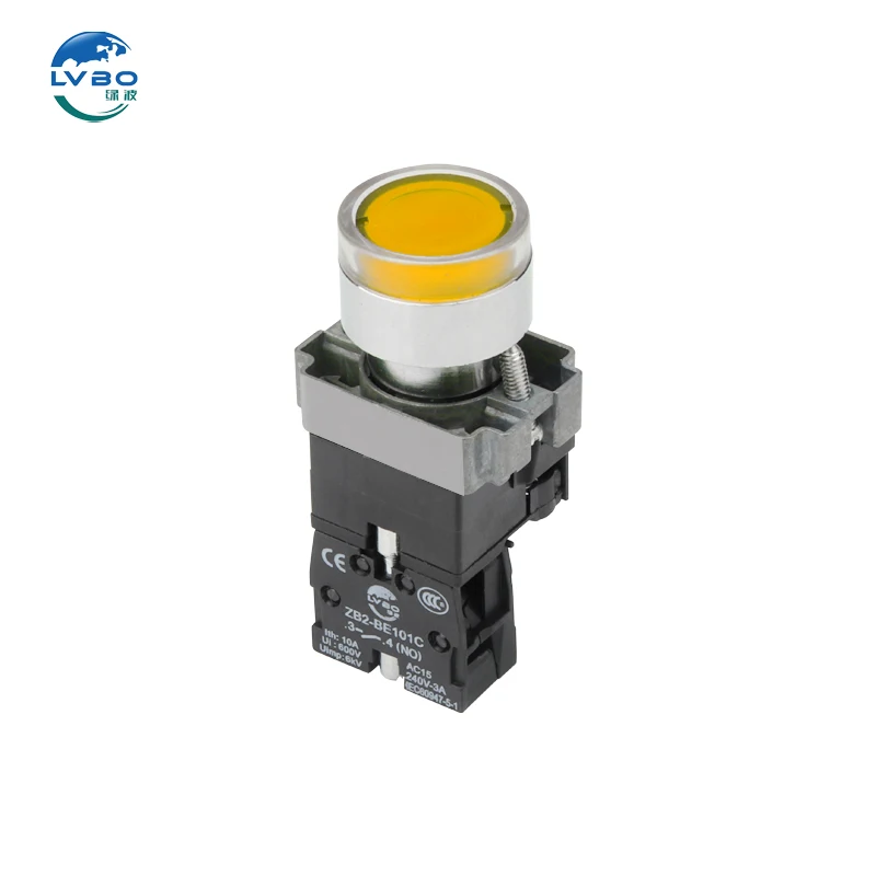 LVBO Selection switch XB2 two position three gear 22mm  knob conversion switch second gear