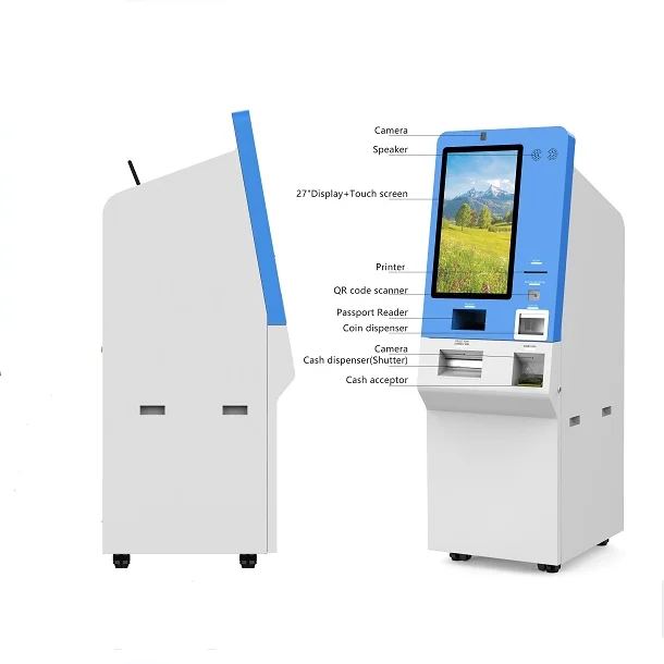 Purchase Atm Touch Screen Self Service Payment Kiosk Cash Deposit Machine Card Payment Kiosks