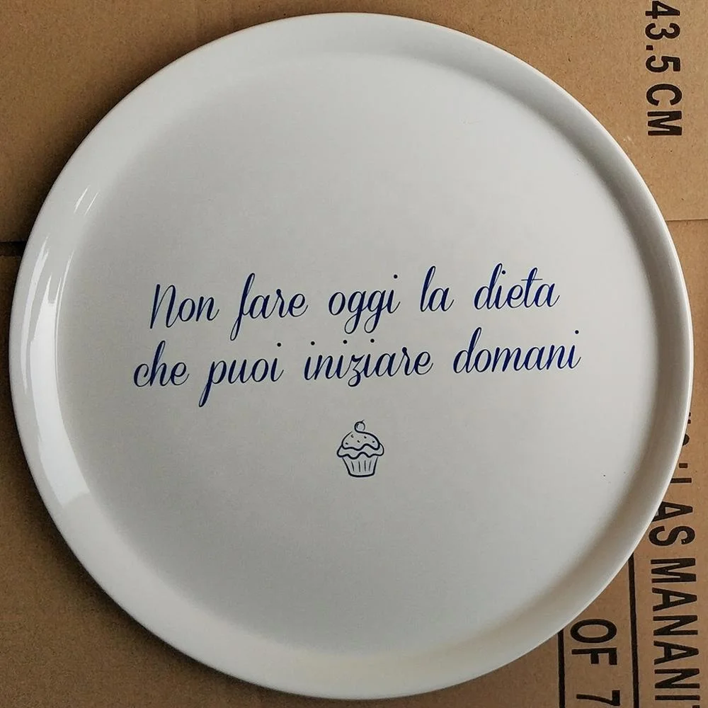 12 inch 30cm ceramic pizza plate