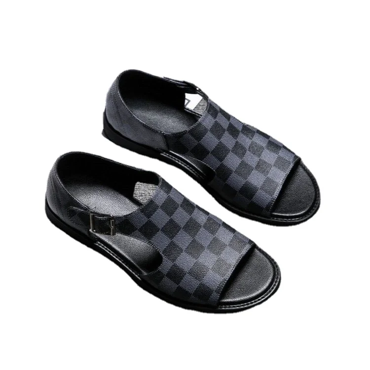 Hot Selling High Quality Custom Flip Flops Popular fashion new design PU arabic men sandals slippers