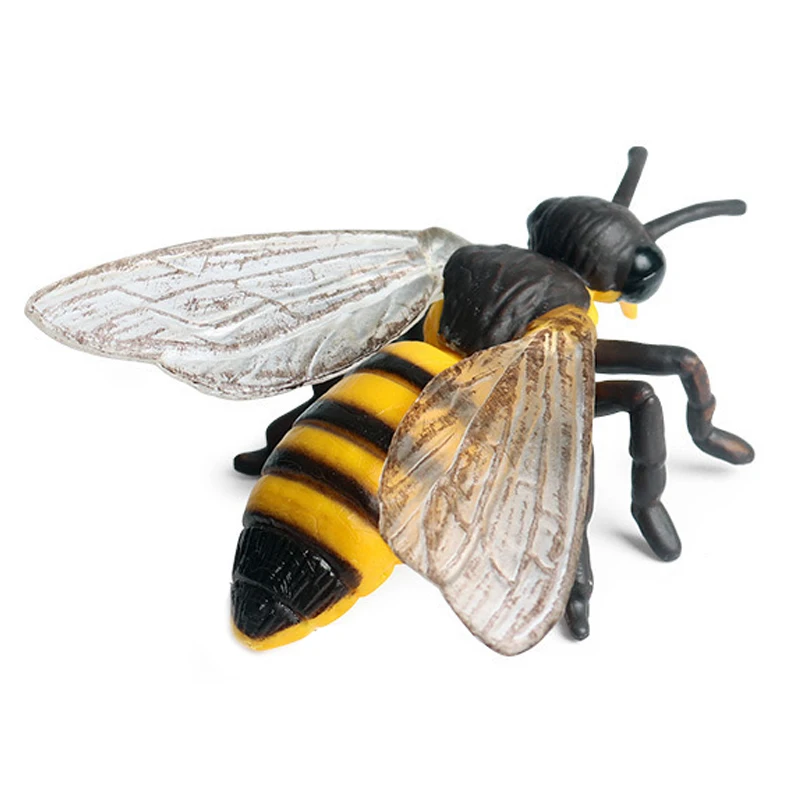 Wildlife Realistic High Quality PVC Plastic Animal Figure Toys Realistic Eco-friendly Insect Bee Toys