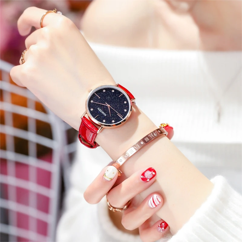 nakzen brand japanese quartz movement female watches