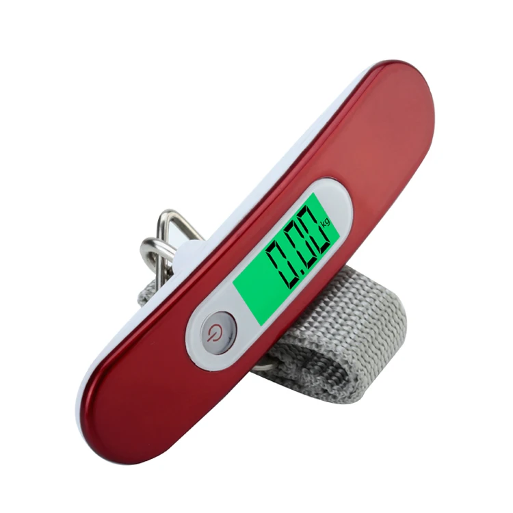 50kg Digital Weight Machine Portable Handheld Hanging Travel Luggage Scale