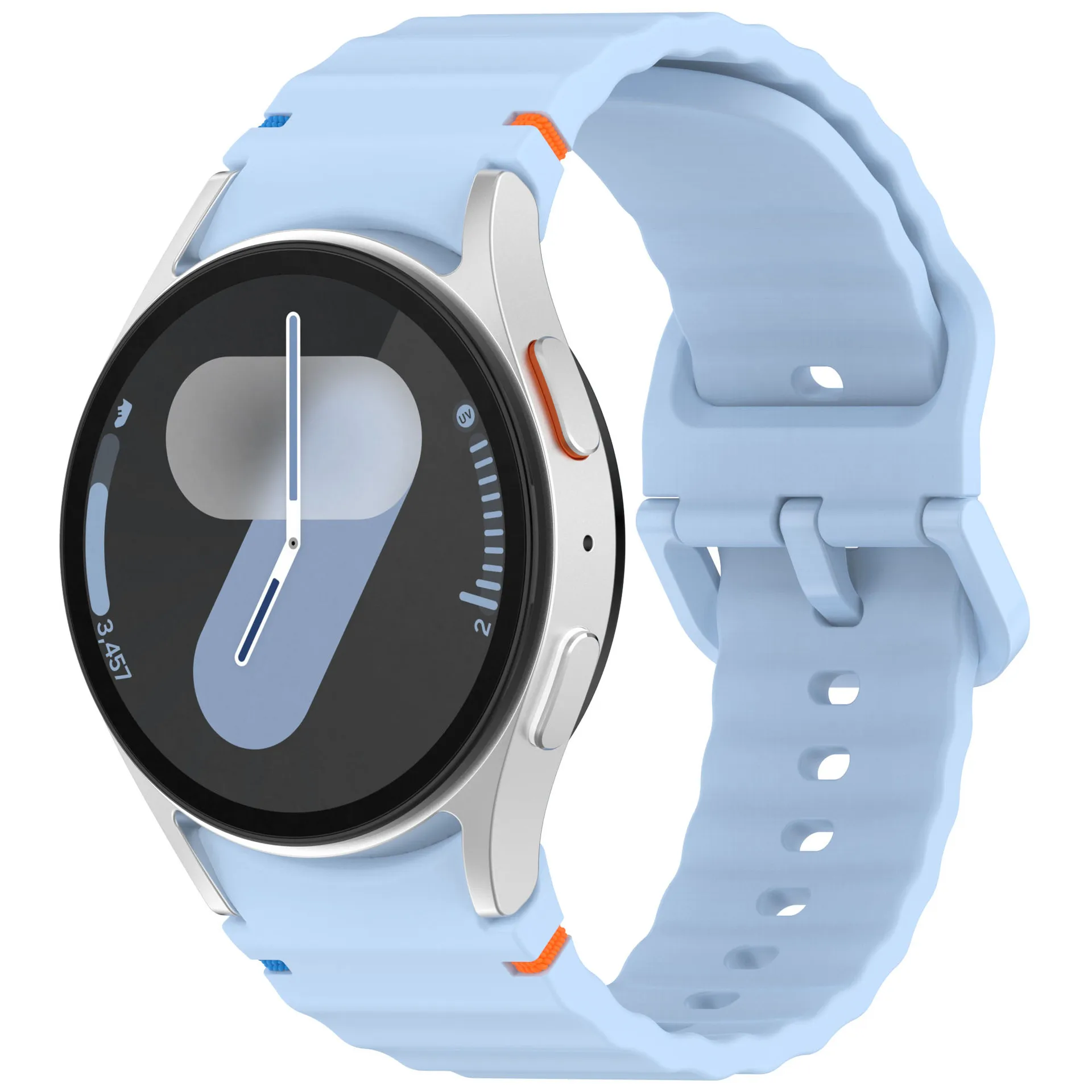 Silicone Watch Strap For Samsung Galaxy Watch 7/6/5/4  Sport Band for Galaxy Watch 6 classic 5 pro