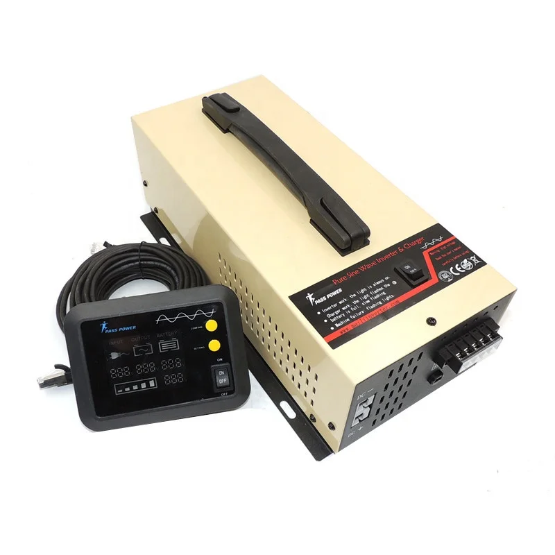 Hot sale solar inverter with charger rated 300w of grid 50hz 60hz pure sine wave with intelligent battery charger