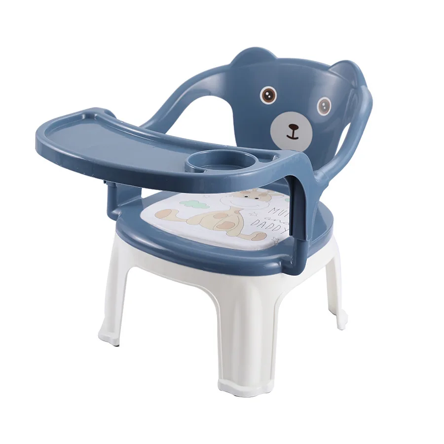 Детская спинка маленькие стулья Маленькие Табуретки ремни против падения звон еда с обеденными тарелками спинки называемые стульями