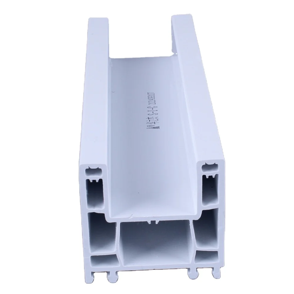 Durable Extrusion upvc profile for PVC window and door with Huazhijie brand.