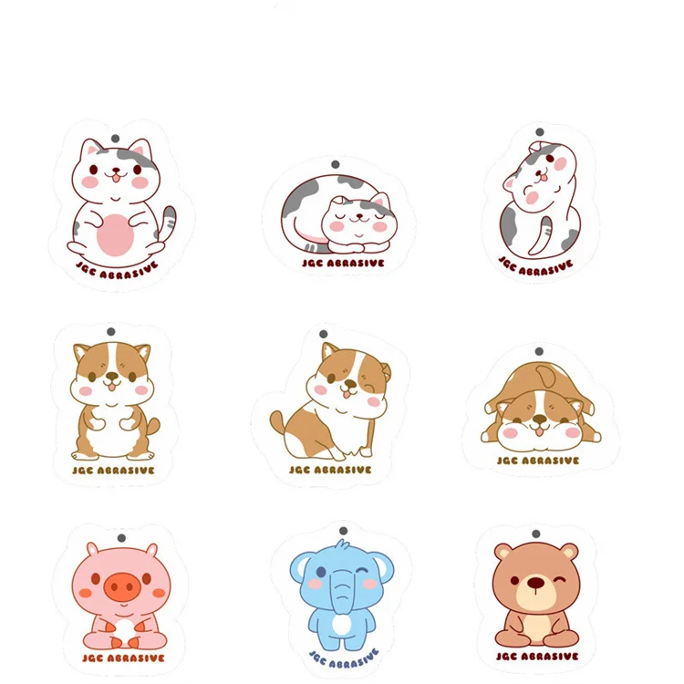 Non-stick Cartoon Wood Pulp Cotton Sponge Compressed Magic Oil Multifunction Household Kitchen Rag Towel Roll Dishwashing Sponge