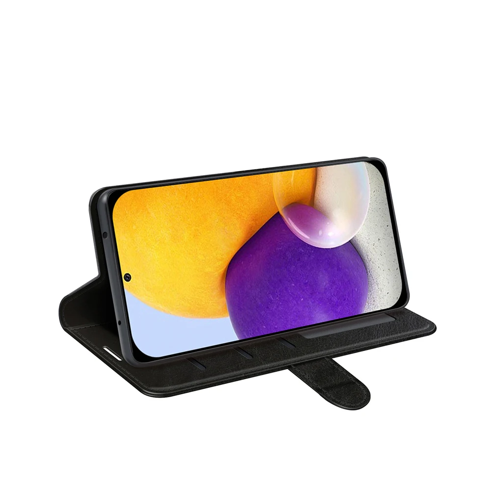 Кожаный чехол-книжка Crazy horse для Samsung Galaxy A73 4G чехол с отделением карт