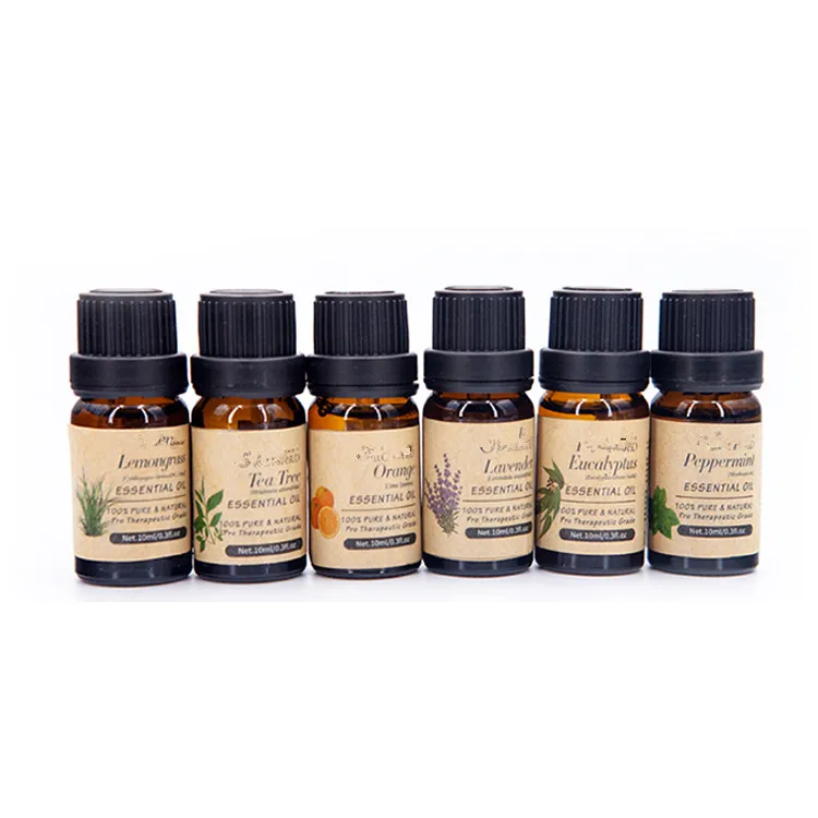 Wholesale manufacturers 6 pack lavender aromatherapy organic pure essential oil