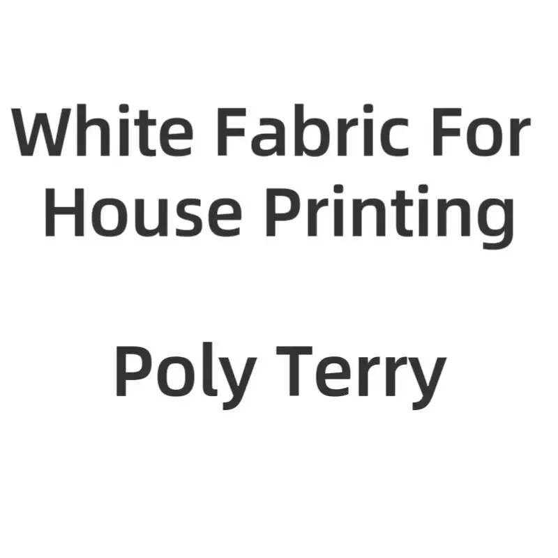 White Color Double Brushed Polyester DBP Fabric For House Printing