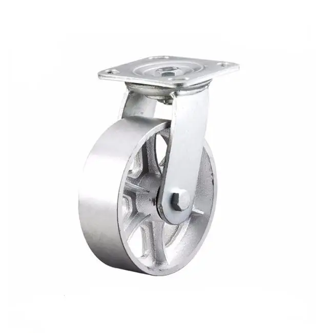 Промышленное поворотное чугунное роликовое колесо 150 мм для тяжелых условий эксплуатации с завода