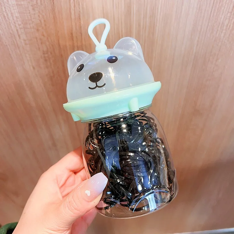 1500 Pcs Candy Color Small Rubber Bands Set With Storage BagSimple High Elastic Hair Rings Cute Mini Hair Scrunchies