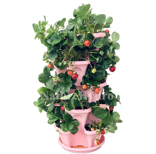 Vertical flower tower hydroponics grow tower planter garden pots