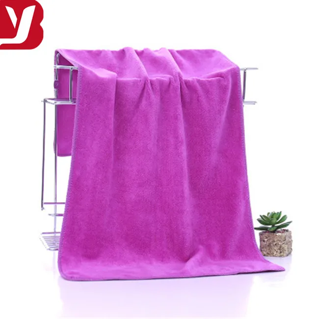 Microfiber salon towel 35*75 custom logo barber shop dry hair scarf scrub car towel