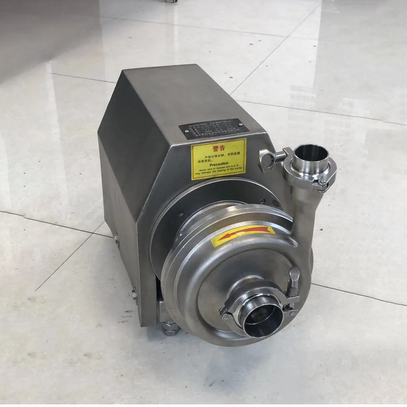 Stainless steel Sanitary union type Centrifugal Pumps