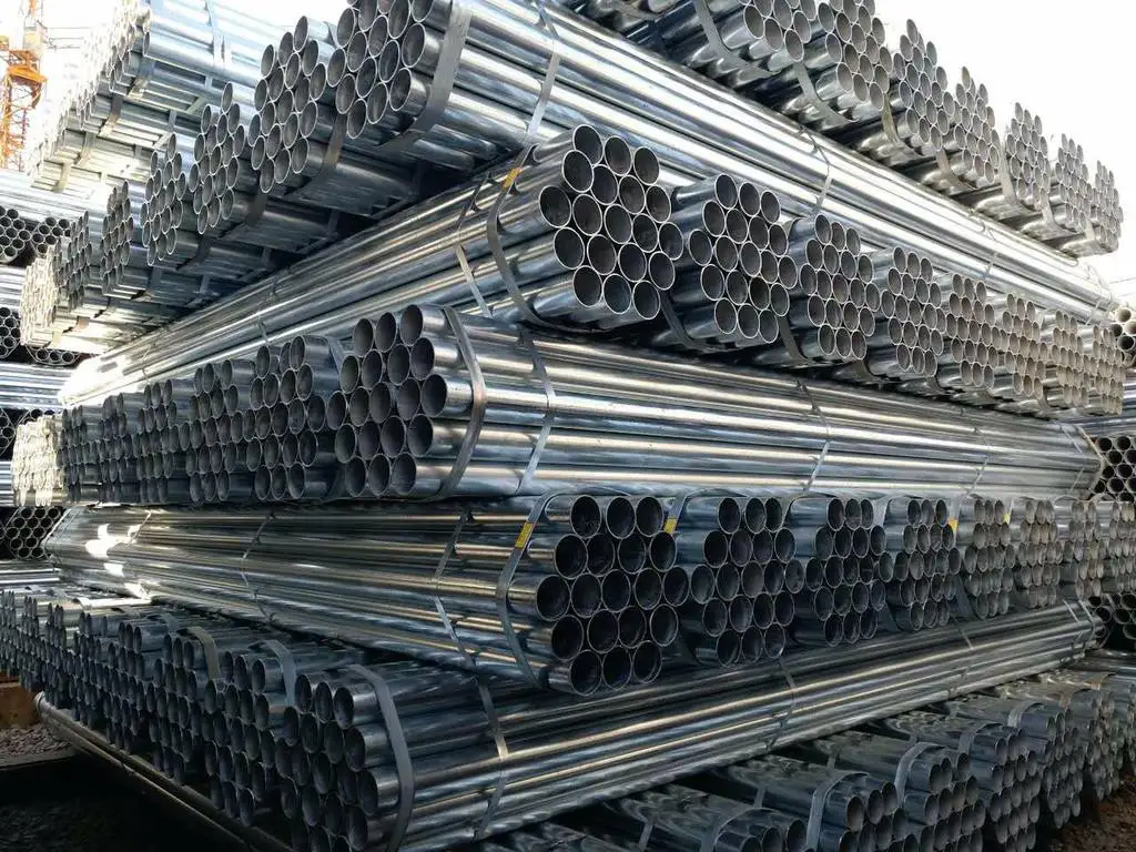 China Factory Inch ASTM A53 BS 1387 MS Pipe Hot Dipped Galvanized Steel tube GI Pipe Pre Galvanised Steel Pipe