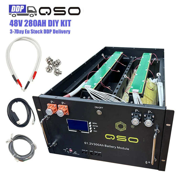 Qishou 280 304 Diy комплект 230Ah 280Ah 300Ah 306Ah 314Ah 320Ah 330Ah 51 2 V 48 Lifepo4 корпус для литиевых батарей
