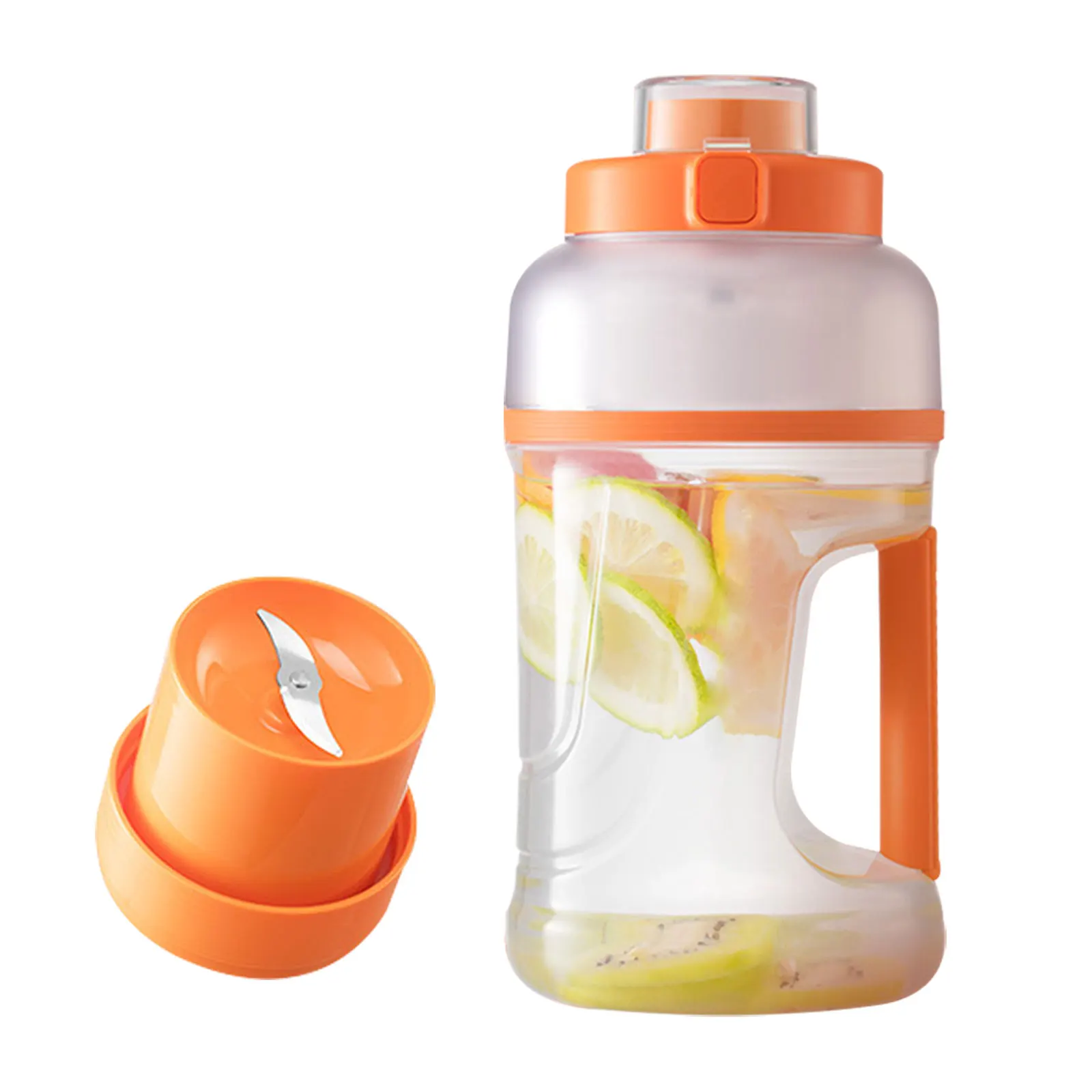 1000ML Portable Juicer Cup 2 in 1 Water and Juicer Shaker Bottle Personal Sports Health Electric Juice Blender