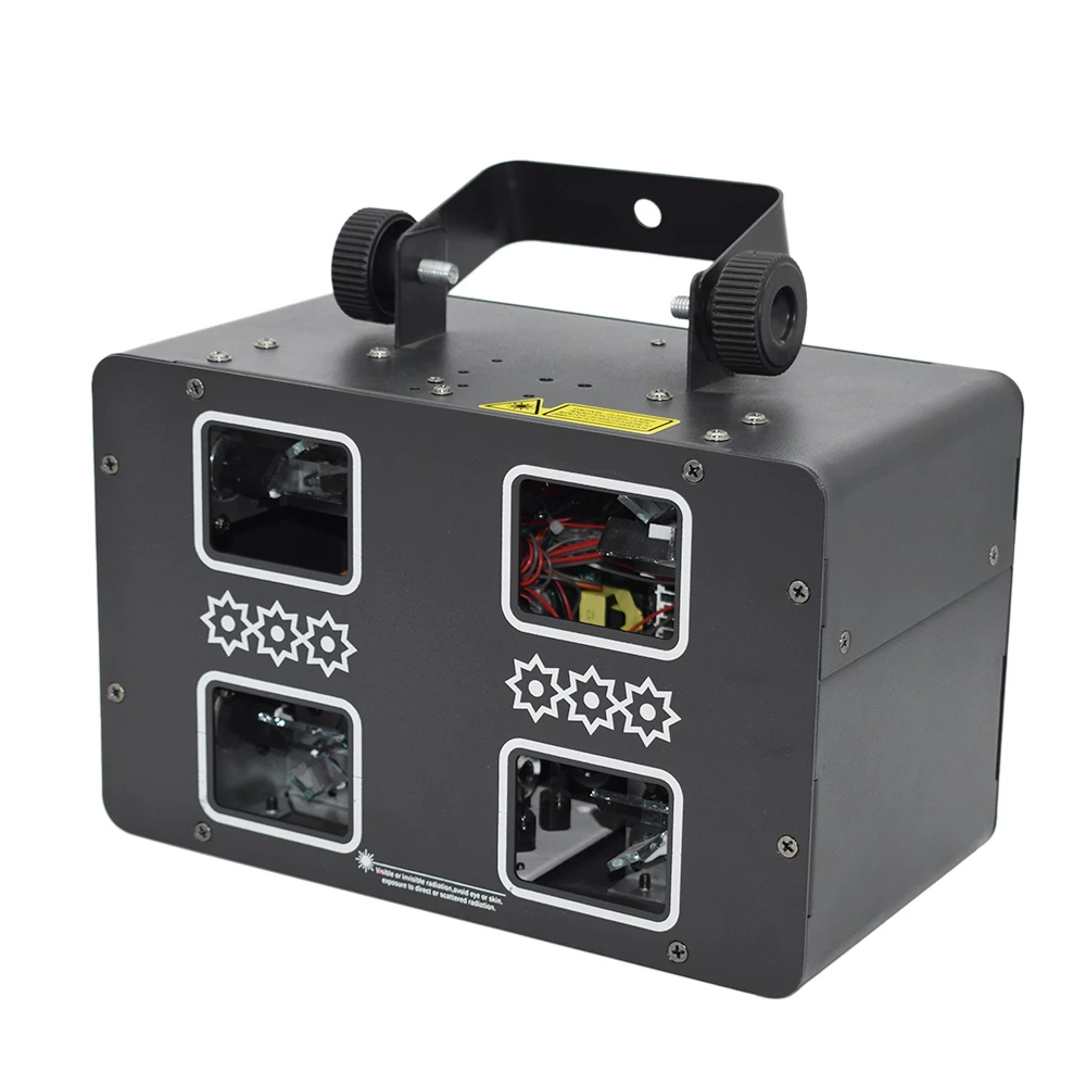 Wholesale 600mw RGB Laser Projector Stage Animation Light Small Beam Full Color Laser for night club disco